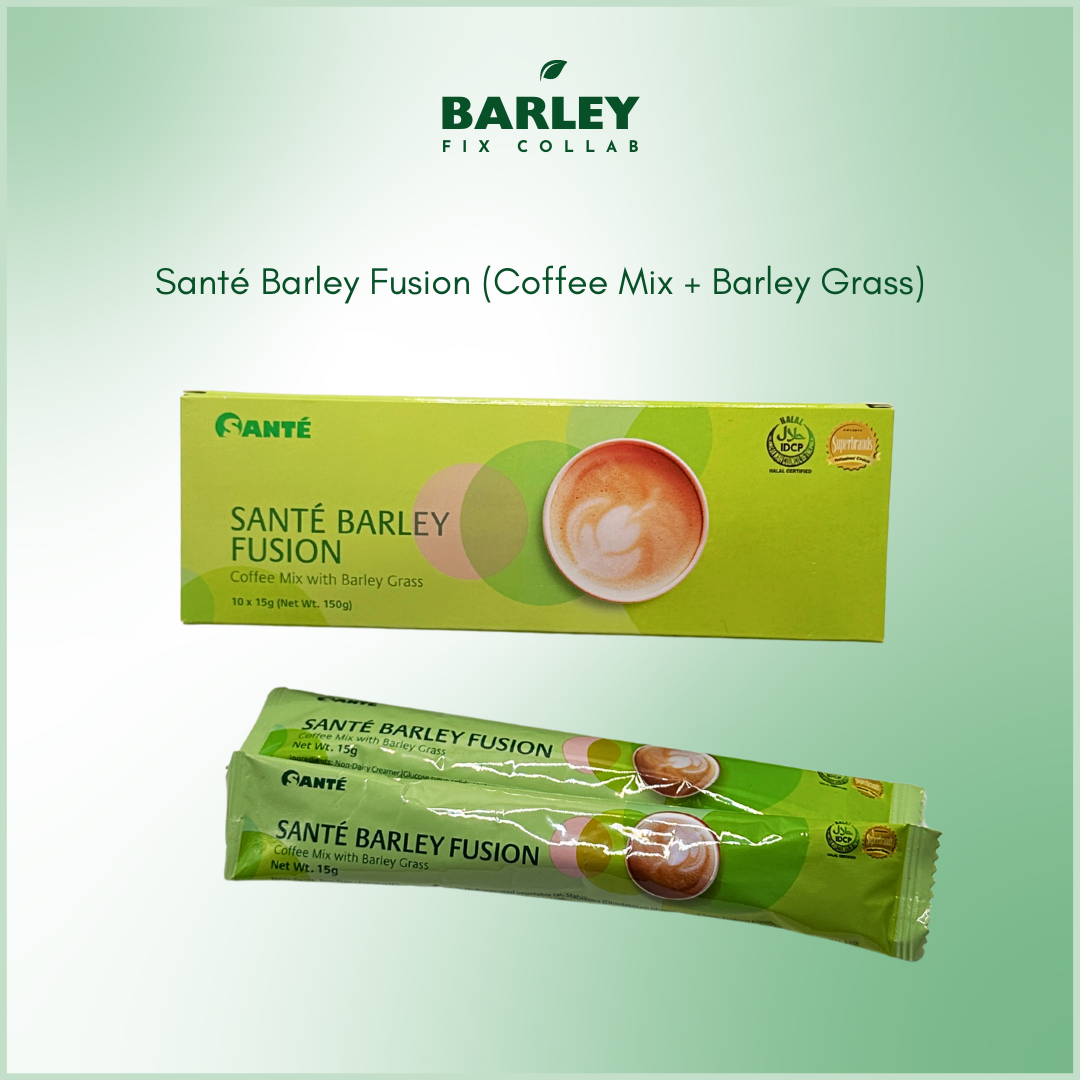 Santé Barley Fusion (Coffee Mix + Barley Grass)