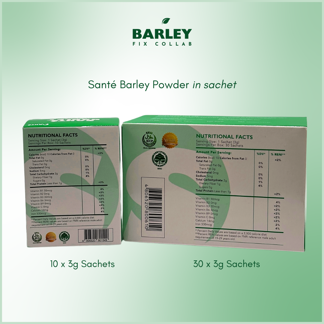 Santé Barley Powder in Sachet